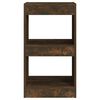 vidaXL Book Cabinet/Room Divider Smoked Oak 40x30x72 cm