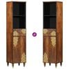 vidaXL Sideboard Honey brown 38 x 33.5 x 160 cm Solid Mango wood