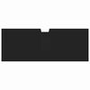vidaXL Bathroom Sink Cabinet Black 80x30x60 cm Engineered Wood