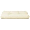 vidaXL Pallet Cushion Cream 70x40x12 cm Fabric