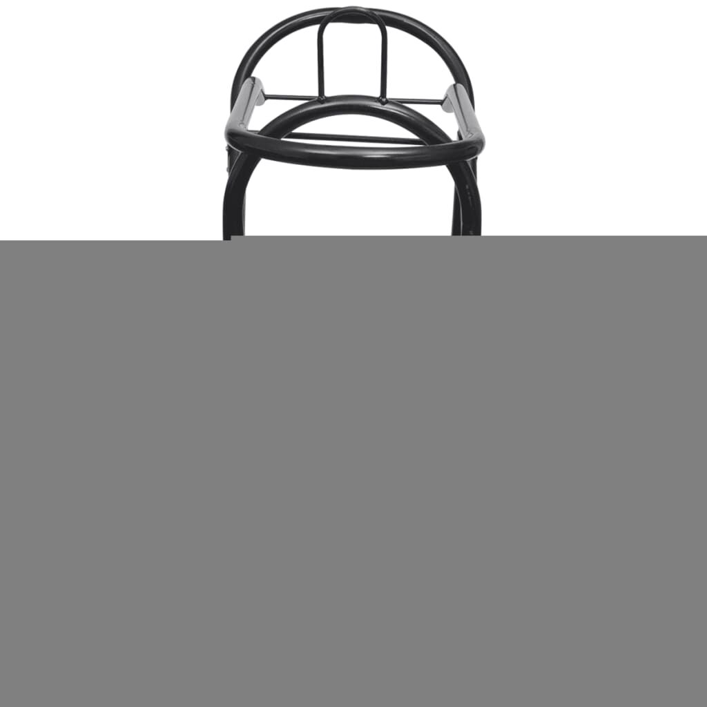 Metal Foldable Saddle Rack with Wheels
