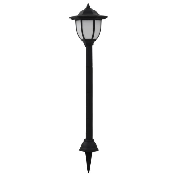 vidaXL Outdoor Solar Lamps 6 pcs LED Black