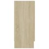 vidaXL Sideboard Sonoma Oak 120x30.5x70 cm Engineered Wood