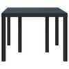 vidaXL Garden Table Anthracite 150 x 100 x 73 cm Poly Rattan