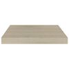 vidaXL Floating Wall Shelf Oak 40x23x3.8 cm MDF