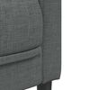 vidaXL Sofa Chair Dark Grey Fabric