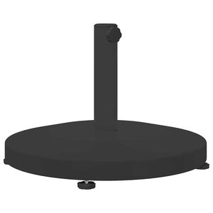 vidaXL Outdoor Umbrella Base Black 48 x 48 x 32 cm Steel, Concrete