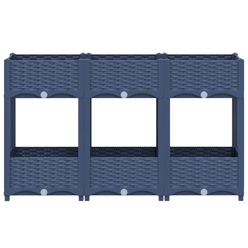 vidaXL Raised Bed 120x40x71 cm Polypropylene