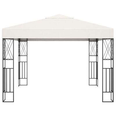 vidaXL Gazebo 3x3 m Cream Fabric