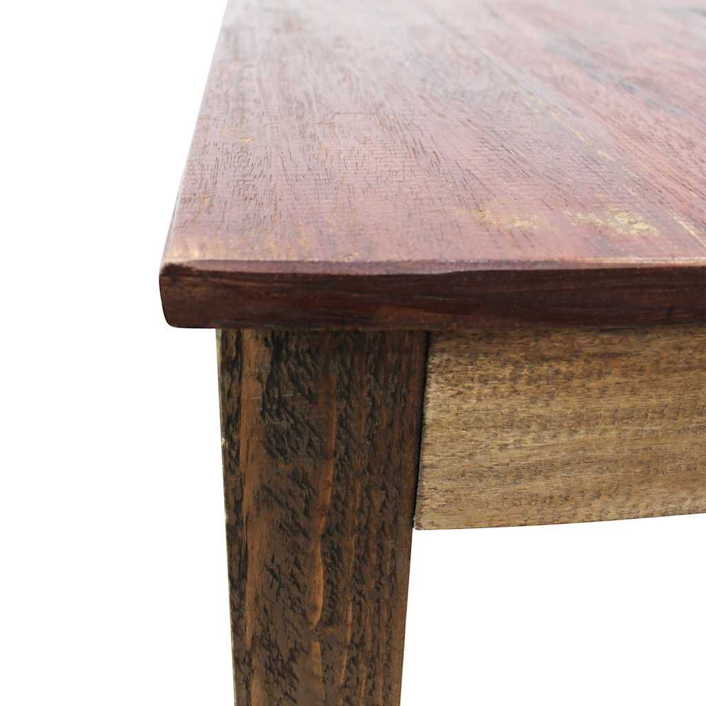 vidaXL Dining Table Mixed Recycled Wood 82x80x76 cm