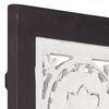 vidaXL Hand-Carved Wall Panel MDF 40x80x1.5 cm Black and White