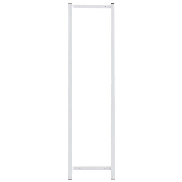 vidaXL Towel Rack White 25x20x95 cm Steel