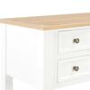 vidaXL Writing Desk White 109.5x45x77.5 cm Wood