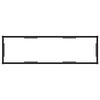 vidaXL Console Table Transparent 120x35x75 cm Tempered Glass