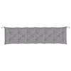 vidaXL Garden Bench Cushion Grey 200x50x7 cm Oxford Fabric