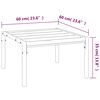 vidaXL 6 Piece Garden Lounge Set with Sand Cushions Steel