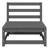 vidaXL 3 Piece Garden Lounge Set Grey Solid Pinewood