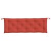 vidaXL Garden Bench Cushion Melange Red 150x50x7 cm Fabric