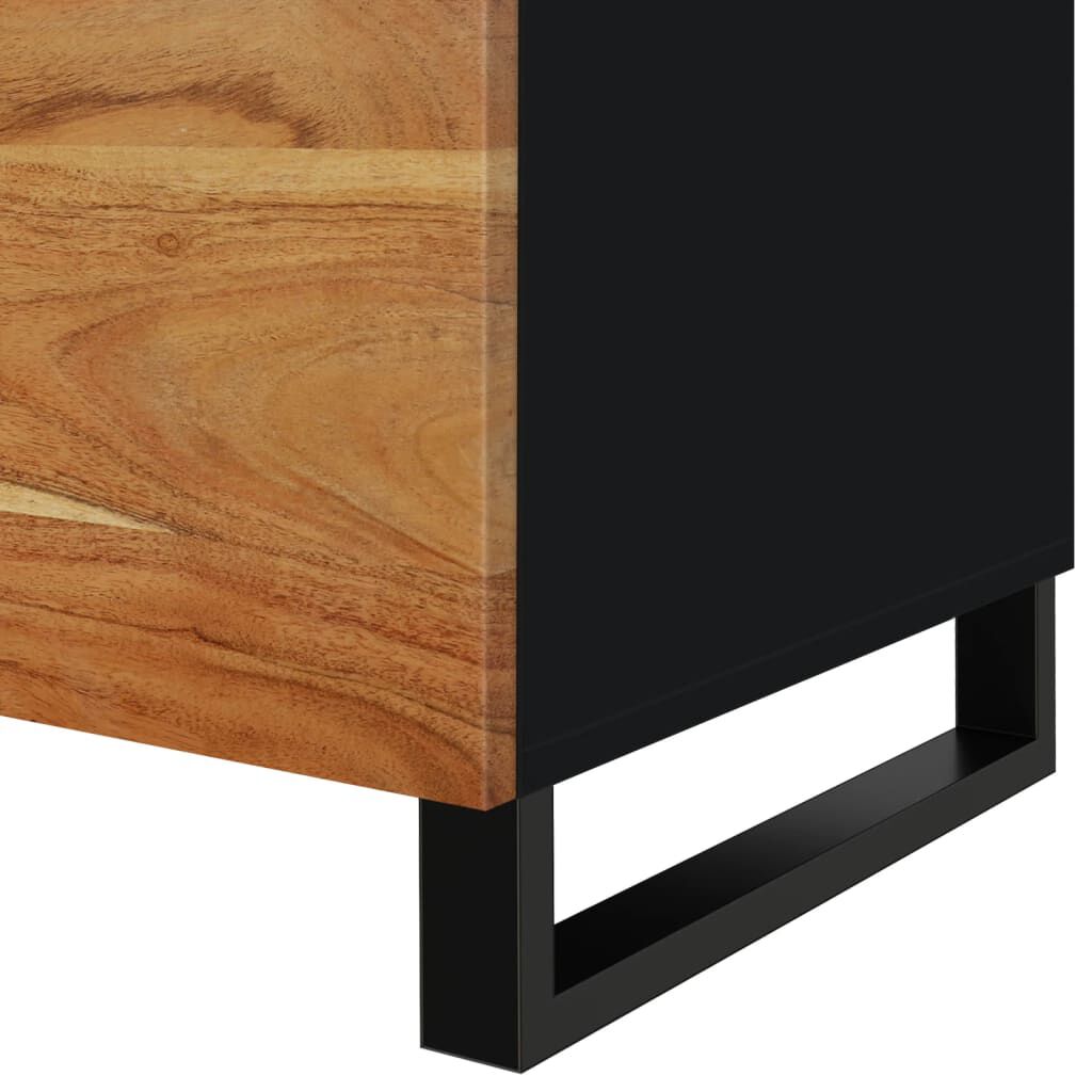 vidaXL Coffee Table 80x50x40 cm Solid Wood Acacia&Engineered Wood