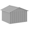 vidaXL Dog House Grey 116.5x103x81.5 cm Galvanised Steel