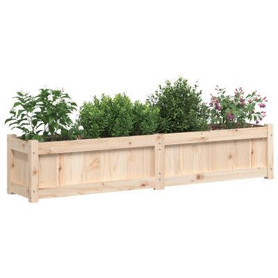 vidaXL Garden Planters 2 pcs Solid Wood Pine