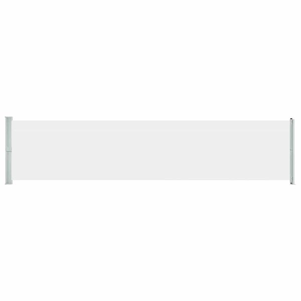 vidaXL Patio Retractable Side Awning 140x600 cm Cream