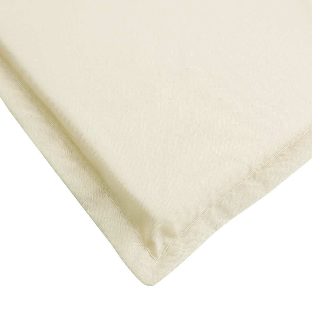 vidaXL Sun Lounger Cushion Cream 186x58x4cm Oxford Fabric
