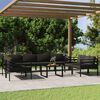 vidaXL 9 Piece Garden Lounge Set with Cushions Aluminium Anthracite