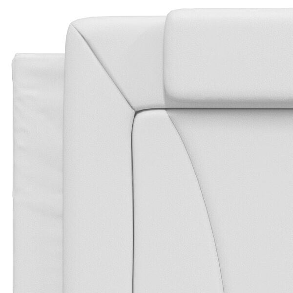 vidaXL Bed Frame "Viana" without Mattress White 100x203 cm Faux Leather