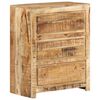 vidaXL Drawer Cabinet 60x33x75 cm Solid Wood Mango