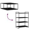 vidaXL Bookshelf Boards 8 pcs Black 80x50x1.5 cm Engineered Wood