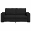 vidaXL Sofa Black 180 x 80 x 84 cm Fabric