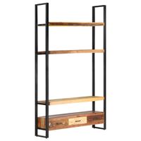 vidaXL Bookshelf 118x30x200 cm Solid Reclaimed Wood