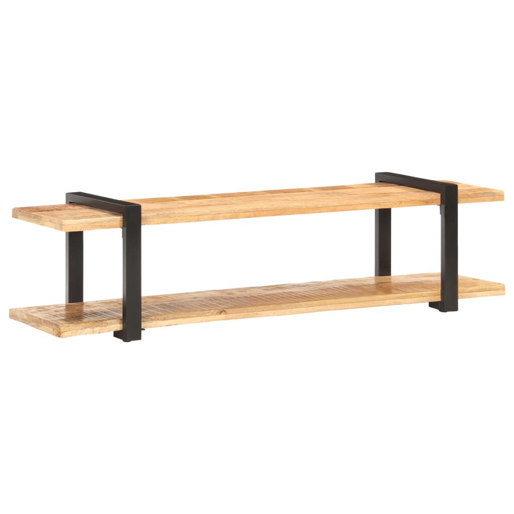 vidaXL TV Cabinet 160x40x40 cm Solid Rough Mango Wood
