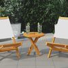 vidaXL Table Top Solid Teak Wood Round 2.5 cm 40 cm