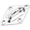 vidaXL 6 Piece Sunshade Sail Mounting Kit Stainless Steel