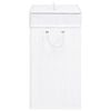 vidaXL Bamboo Laundry Basket White 100 L