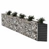 vidaXL Gabion Basket Galvanised Steel 300x30x100 cm