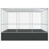vidaXL Aviary Silver 311x307x212 cm Steel