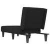 vidaXL Chaise Longue Black Velvet
