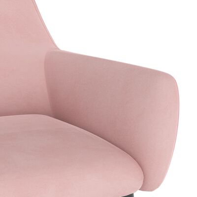 vidaXL Dining Chairs 2 pcs Pink Velvet