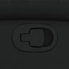 vidaXL Recliner Chair Black Faux Leather