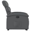 vidaXL Electric Stand up Recliner Chair Grey Faux Leather