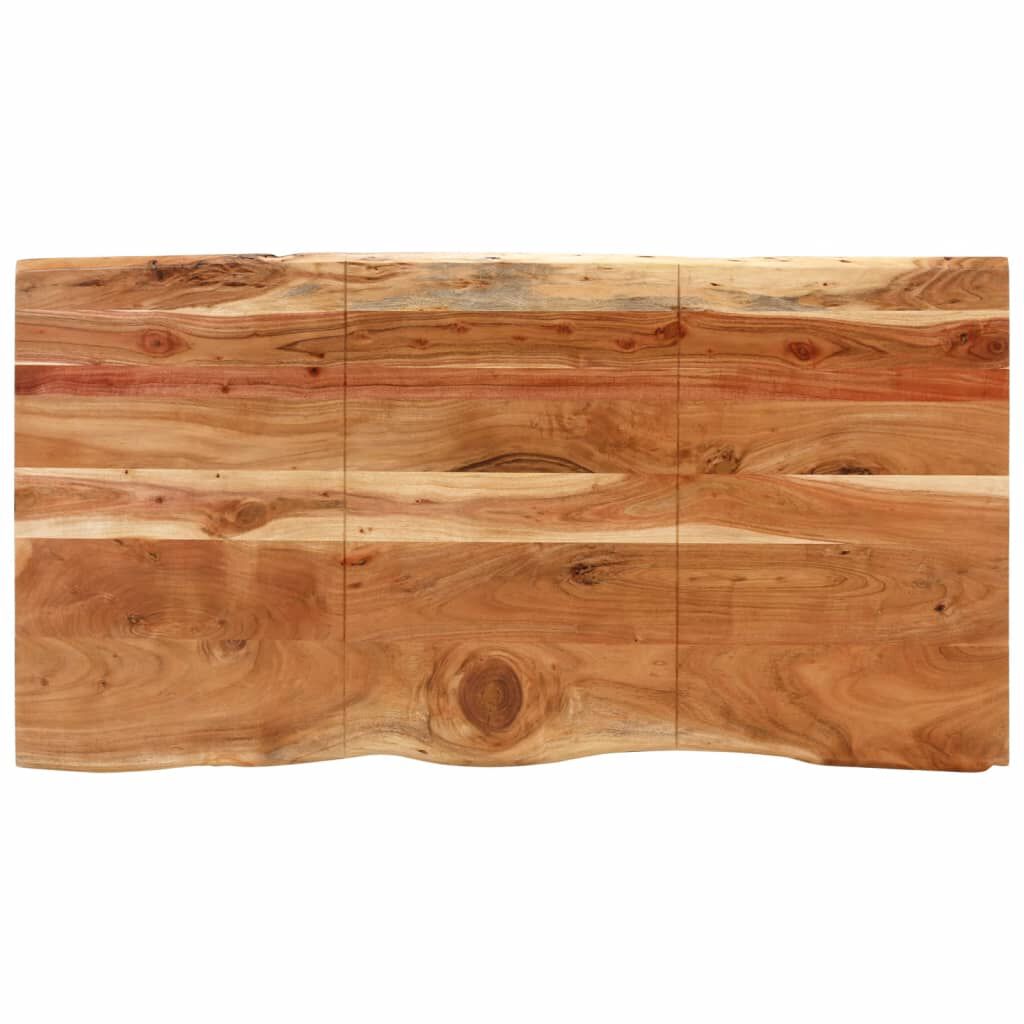 vidaXL Dining Table 154x80x76 cm Solid Acacia Wood