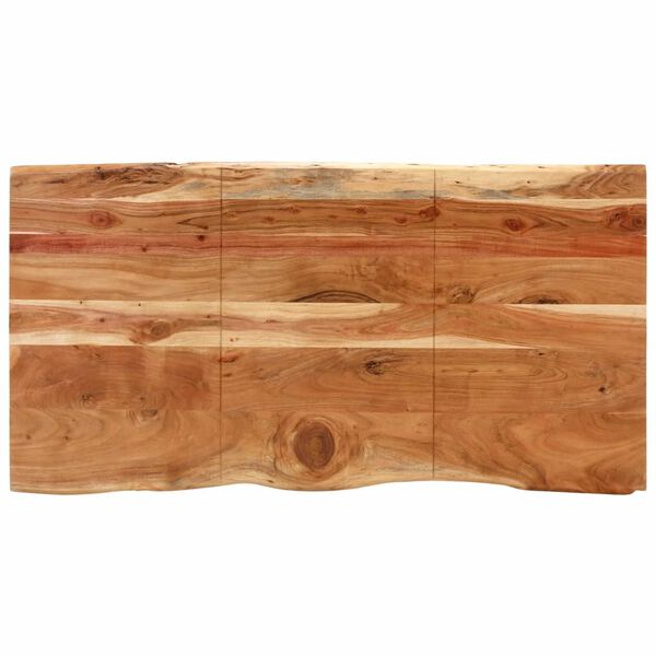 vidaXL Dining Table 154x80x76 cm Solid Acacia Wood