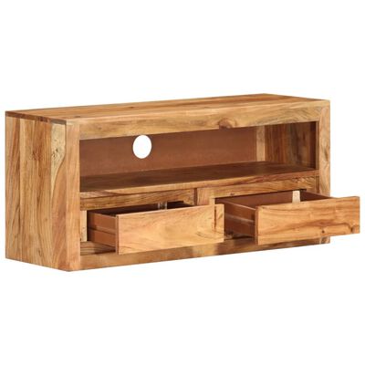 vidaXL TV Cabinet 88x30x40 cm Solid Wood Acacia