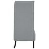 vidaXL Highback Sofa Light grey 109 x 56 x 121 cm Fabric