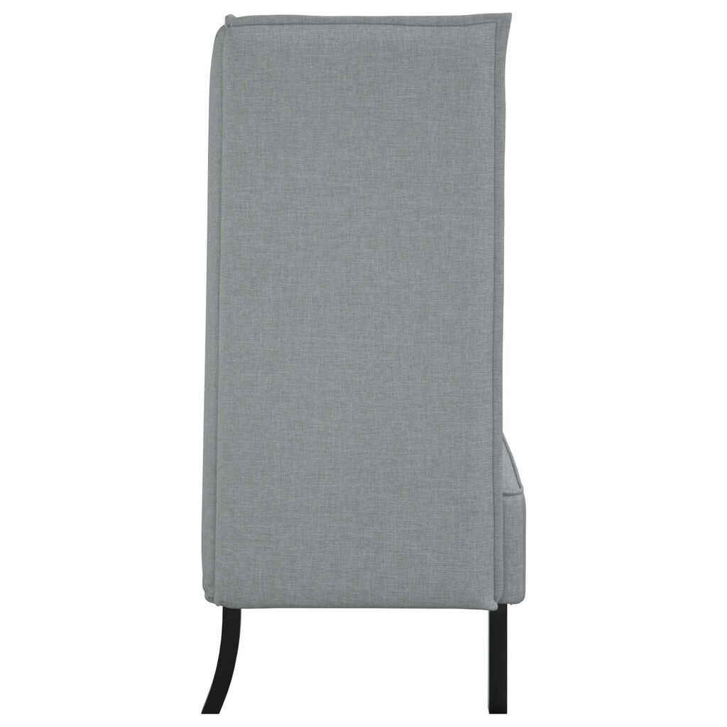 vidaXL Highback Sofa Light Grey 109x56x121 cm Fabric