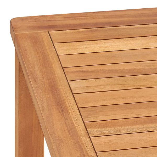 vidaXL 5 Piece Garden Dining Set 140x80 cm Solid Teak Wood