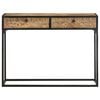 vidaXL Console Table 100x35x75 cm Solid Mango Wood